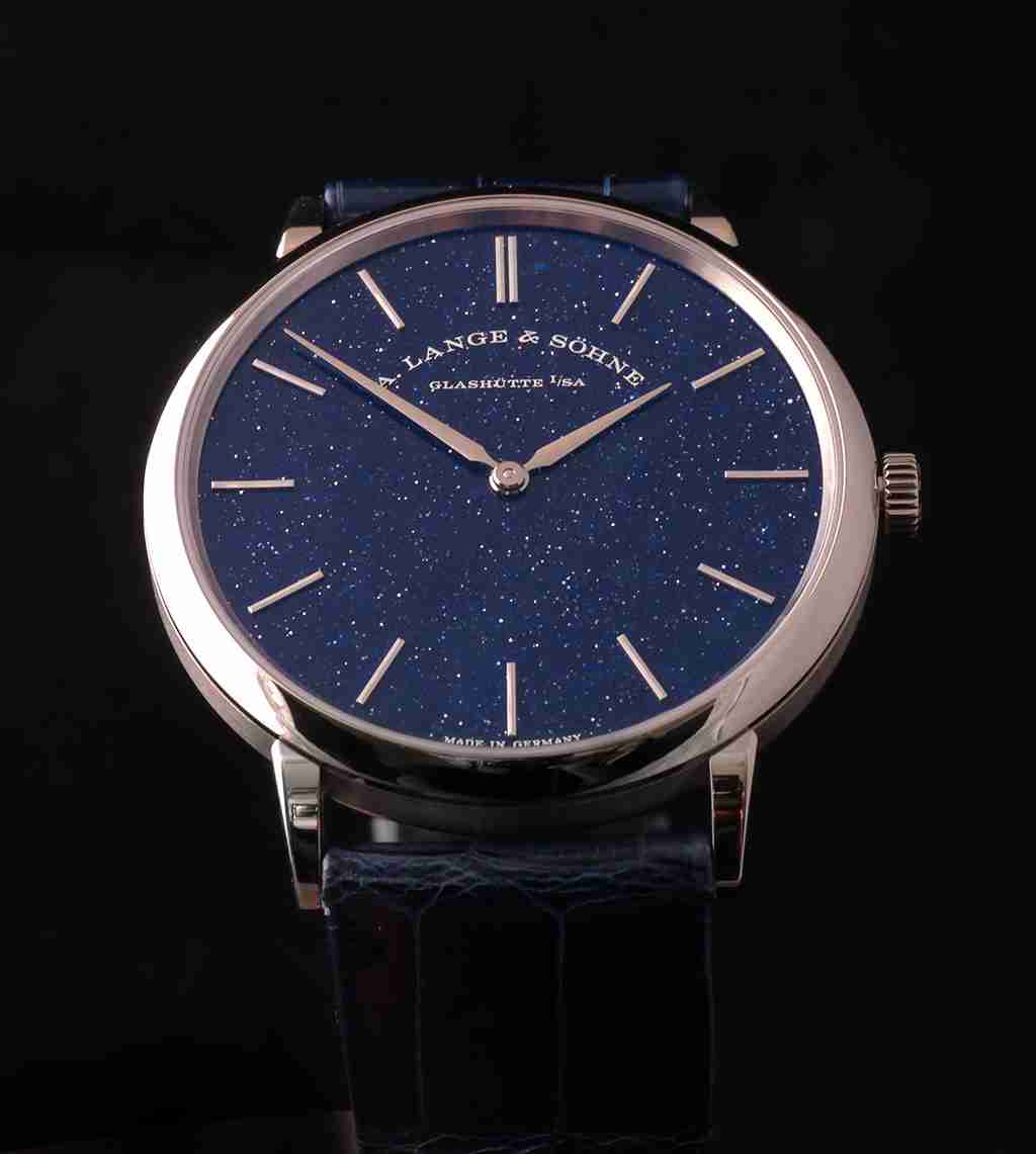 Best Copper Blue A. Lange & Söhne Saxonia Thin White Gold 37mm Replica Watch Review