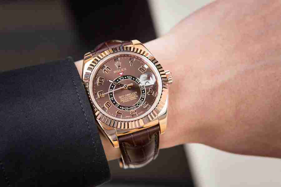 Brooks Koepka And His Rolex Sky-Dweller Oyster Perpetual Annual Calendar Everose 18k Gold Replica Watch Review