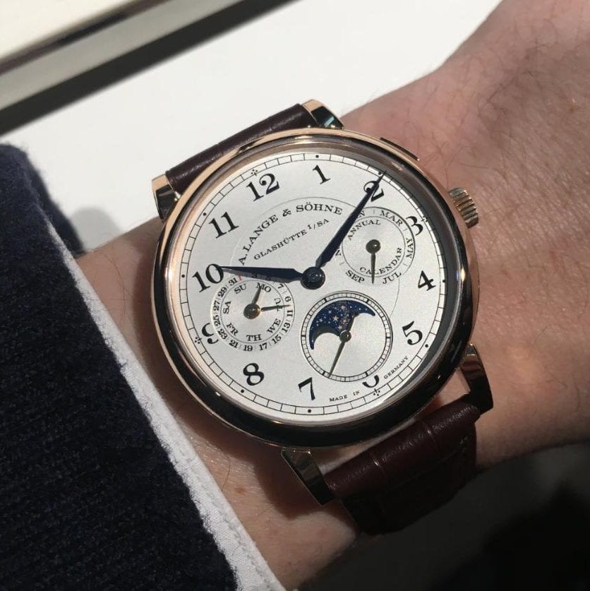 SIHH 2017: New Replica Germany A. Lange & Söhne 1815 Annual Calendar Watch Guide
